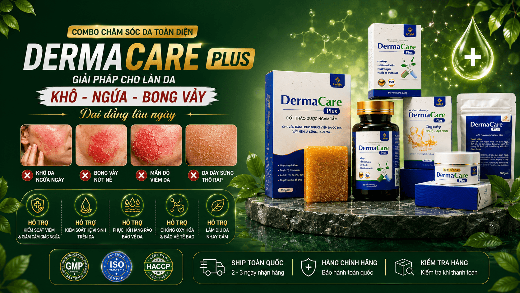 DermaCare Plus — viêm da cơ địa